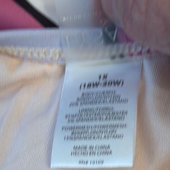 LYSA Plus Size Striped Multicolor Swimsuit - Picture 8 of 10